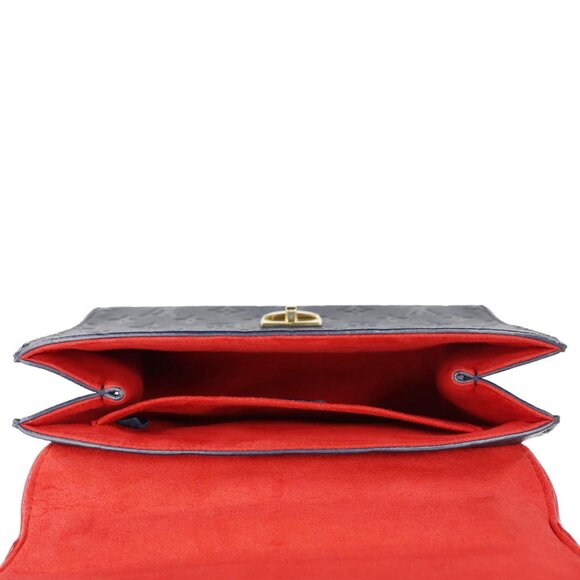 Louis Vuitton  Saint Sulpice PM Empreinte Leather Crossbody Bag Navy Blue - Picture 13 of 16